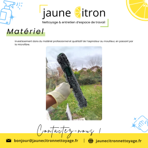 matériel nettoyage vitre